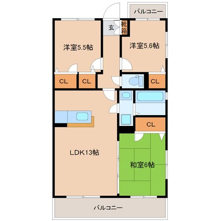 ステラ23　S棟の物件間取画像